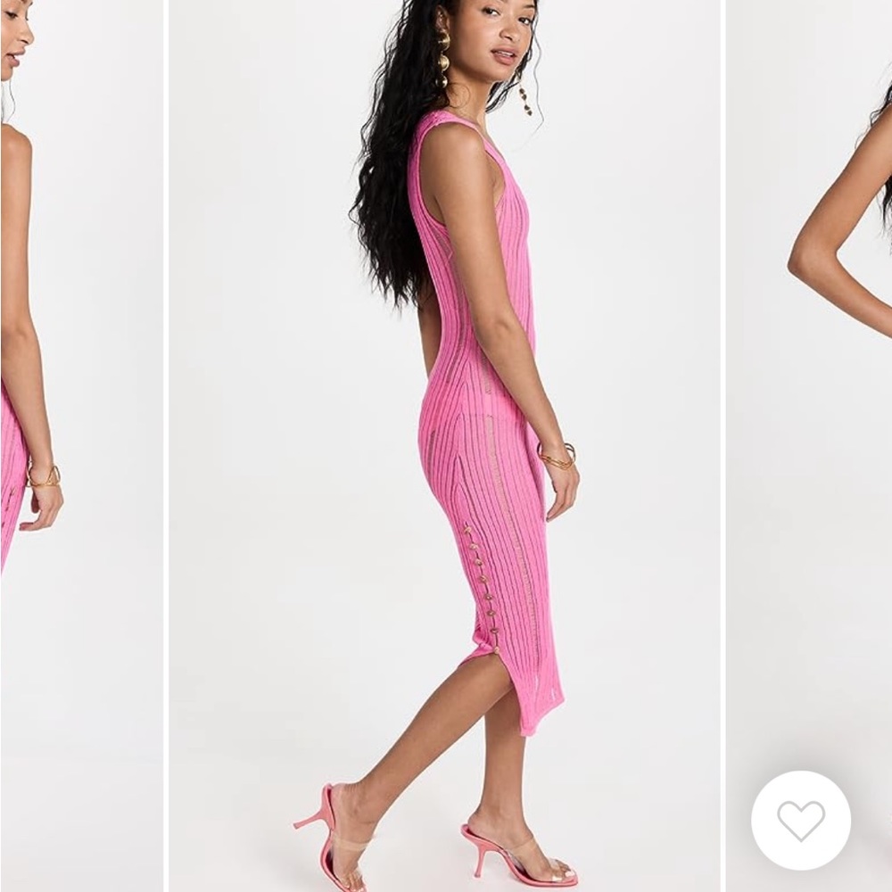 NWT Cult Gaia Pink Cover Up, Size XS - Picture 4 of 4